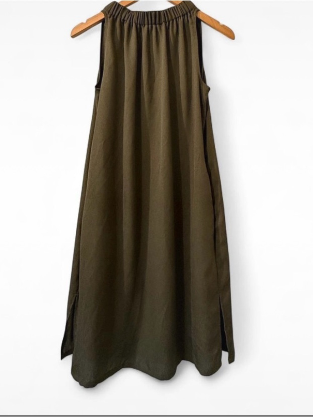 Prologue Olive Green Halter Dress Size XS